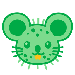 Mouse face and Microbe