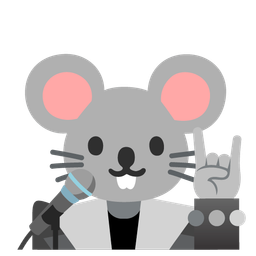 Mouse face and Microphone