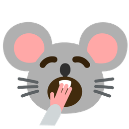 Mouse face and Yawning face