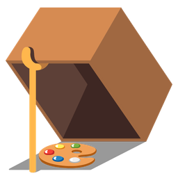 mouse trap and artist palette