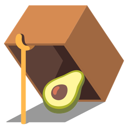 mouse trap and avocado