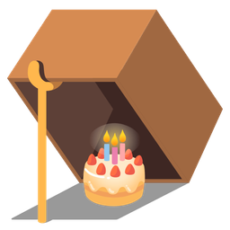 mouse trap and birthday cake