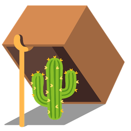 mouse trap and cactus