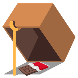 mouse trap and chocolate bar