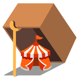 mouse trap and circus tent