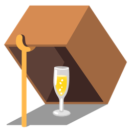 mouse trap and clinking glasses