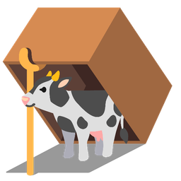 mouse trap and cow face