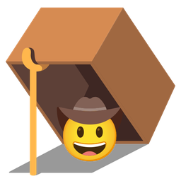 mouse trap and cowboy hat face