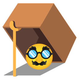 mouse trap and disguised face