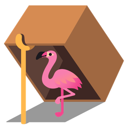 mouse trap and flamingo