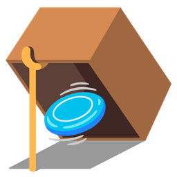 mouse trap and flying disc