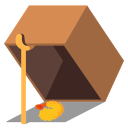 mouse trap and fried shrimp