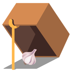 mouse trap and garlic