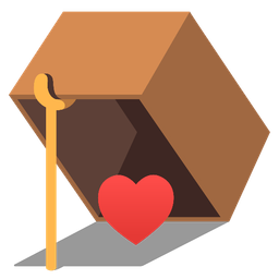 mouse trap and heart suit