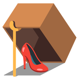 mouse trap and high-heeled shoe