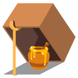 mouse trap and honey pot