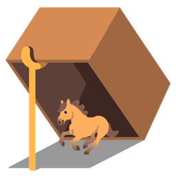 mouse trap and horse