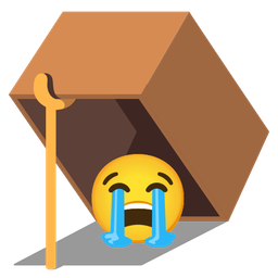 mouse trap and loudly crying face