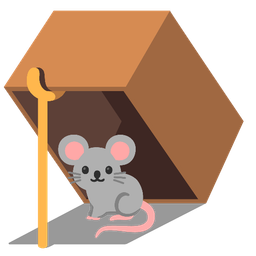 mouse trap and mouse face