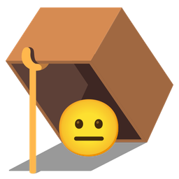 mouse trap and neutral face