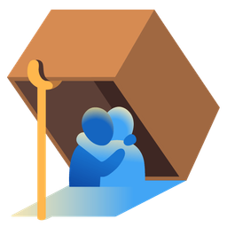 mouse trap and people hugging