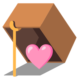 mouse trap and pink heart