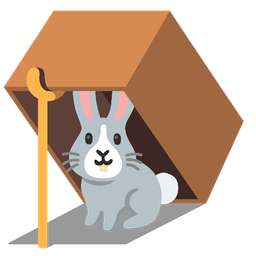 mouse trap and rabbit face
