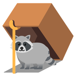 mouse trap and raccoon