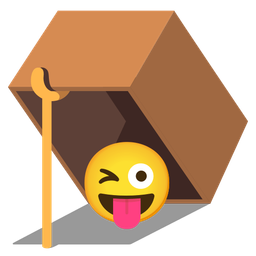 Mouse trap and Winking face with tongue