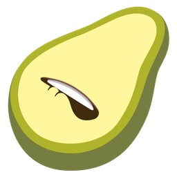 mouth and avocado