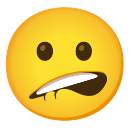 mouth and confused face