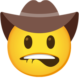 mouth and cowboy hat face