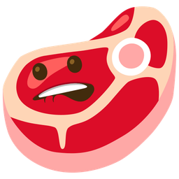 mouth and cut of meat