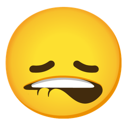 mouth and disappointed face