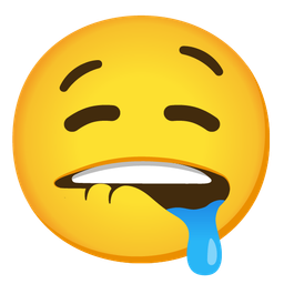 mouth and drooling face