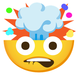 mouth and exploding head