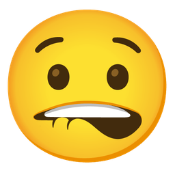 mouth and hushed face