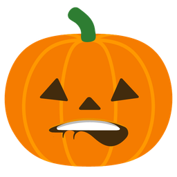 mouth and jack-o-lantern