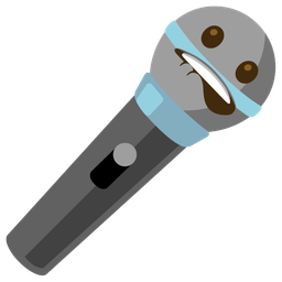 mouth and microphone