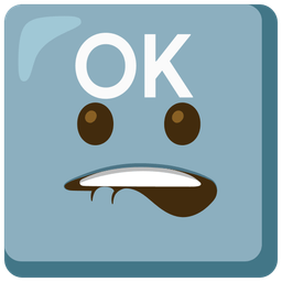 mouth and OK button