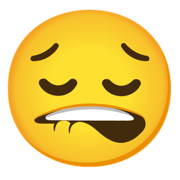 mouth and pensive face