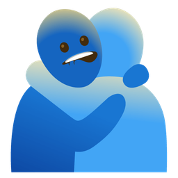 mouth and people hugging