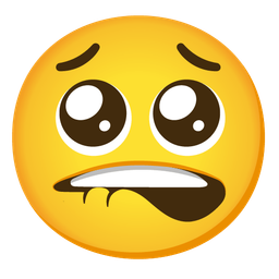 mouth and pleading face