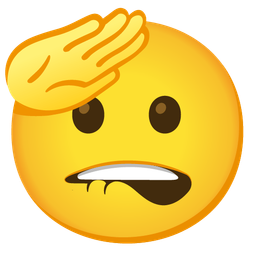 mouth and saluting face