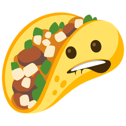 mouth and taco
