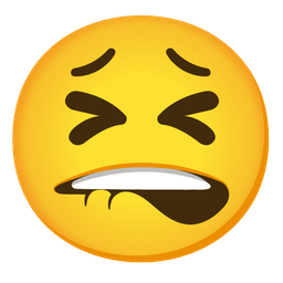 mouth and tired face