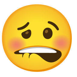 mouth and woozy face