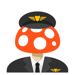 mushroom and airplane