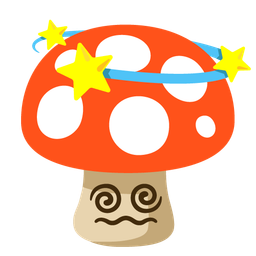 mushroom and dizzy