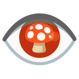 mushroom and eye